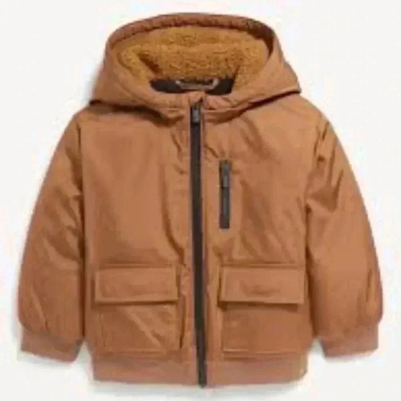 Unisex Water-Resistant Utility Pocket Jacket for Toddler - Picture 1 of 8